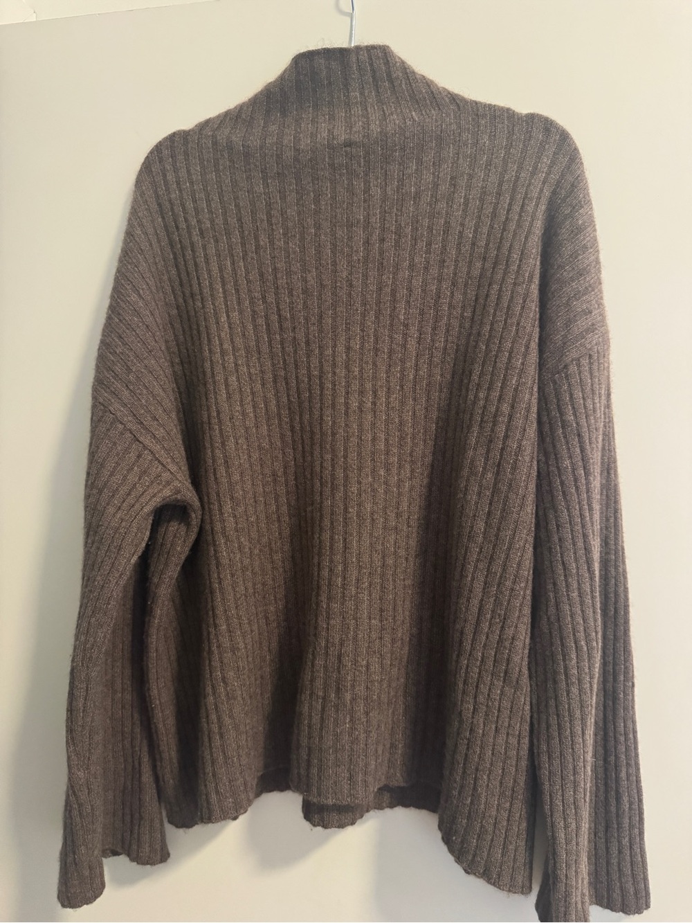 Reformation Cashmere Sweater in Brown